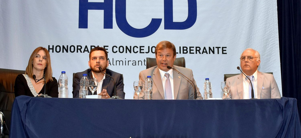 Cascallares abrió las Sesiones Ordinarias del Concejo Deliberante de Brown