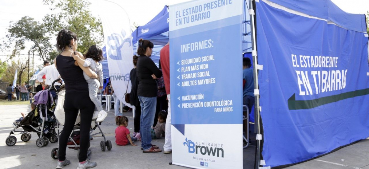 Servicios a los vecinos con "El Estado presente en tu barrio" en Glew