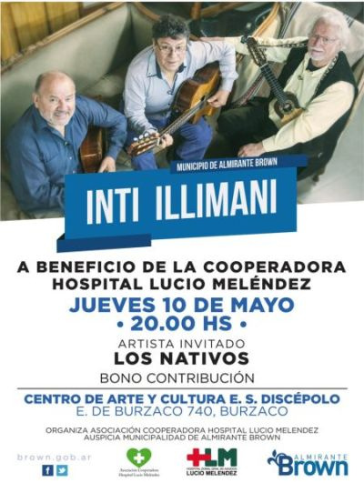 Inti Illimani a beneficio del Meléndez