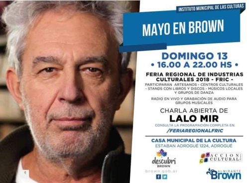 Brown palpita una nueva edición de la Feria Regional de Industrias Culturales