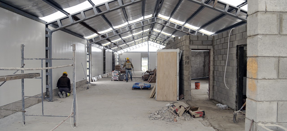 Cascallares supervisó construcción de la primera panificadora industrial municipal