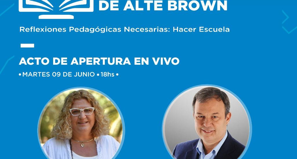 En Alte Brown debaten cómo será la escuela post pandemia de covid-19