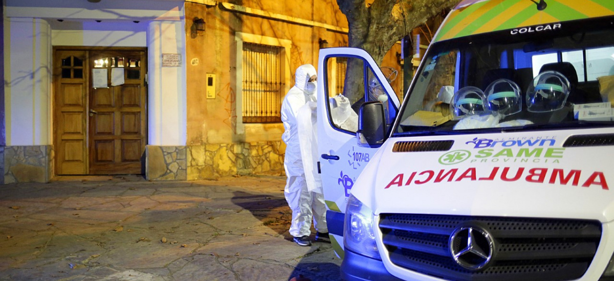 Activan protocolo en un geriátrico de Adrogué