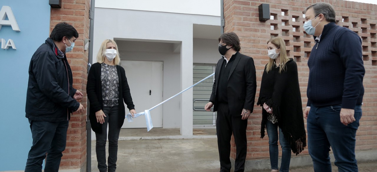 Cascallares inauguró el nuevo edificio del centro de salud mental "Casa TEA"