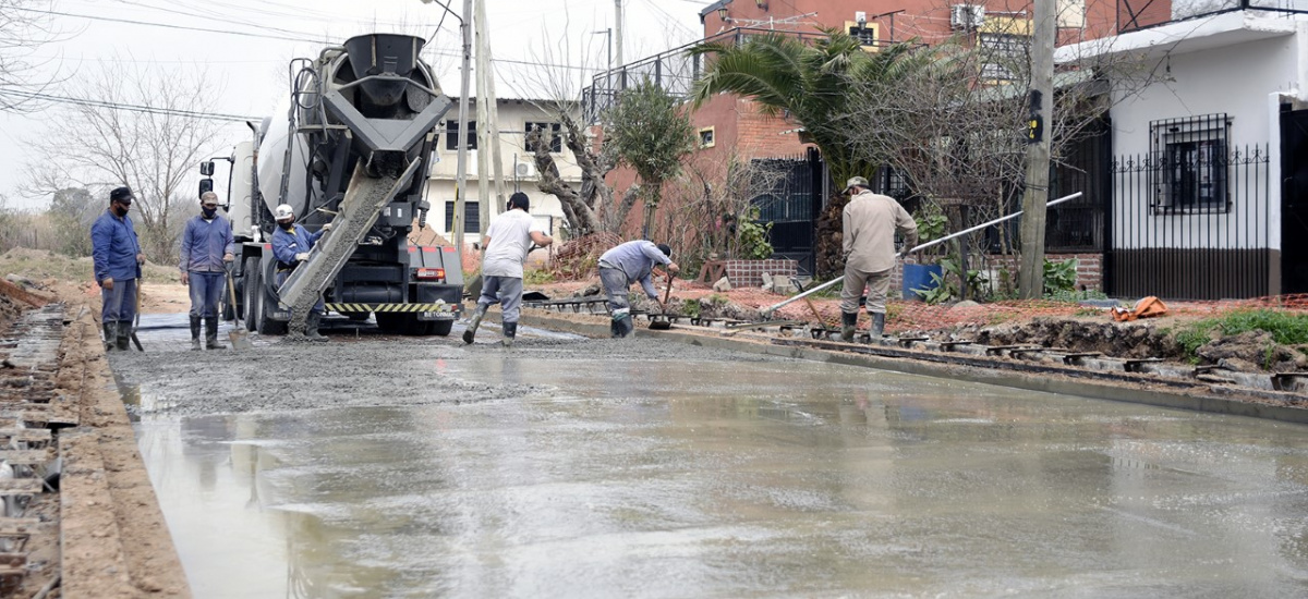 El municipio avanza con la urbanización de barrios de Don Orione