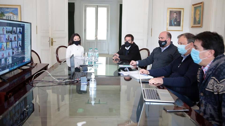 REUNIÓN VIRTUAL CON EL INTENDENTE CASCALLARES Y FUNCIONARIOS MUNICIPALES