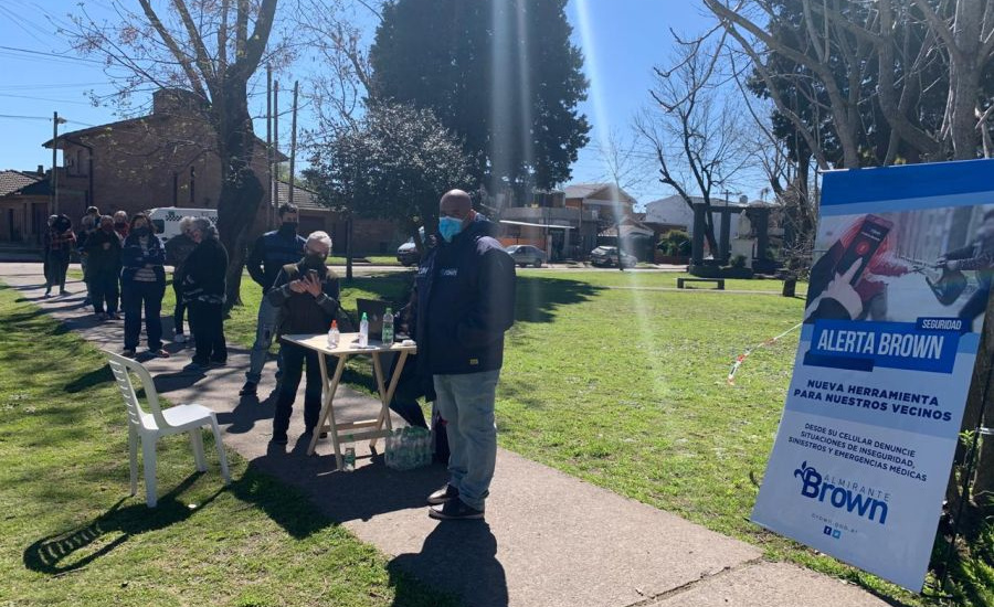 El municipio de Alte Brown lleva la aplicación alerta Brown a los barrios