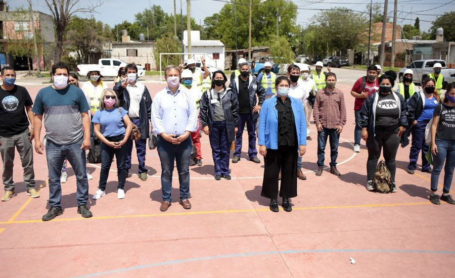 Cascallares lanzó programas ambientales junto al OPISU y cooperativas en Don Orione
