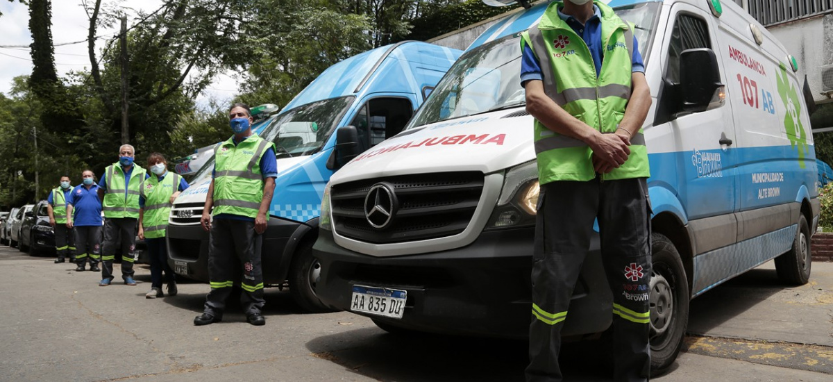 En 2020 el servicio de emergencias médicas 107 AB realizó 25 mil asistencias