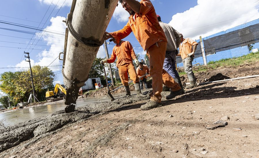 El Municipio de Alte Brown avanza con tres imponentes obras troncales de pavimentación