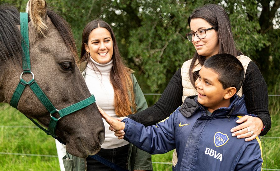 El Municipio de Alte Brown puso en marcha un programa de terapia asistida con animales