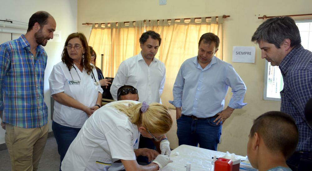Cascallares lanzó el centro de testeo rápido de HIV en el Caps de Don Orione