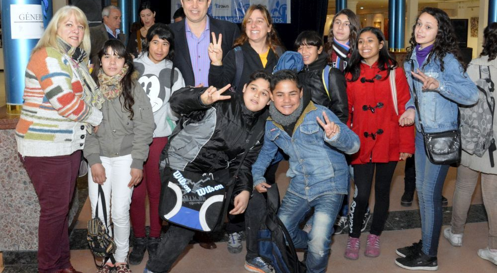 Cascallares en el lanzamiento de la instancia local del parlamento juvenil