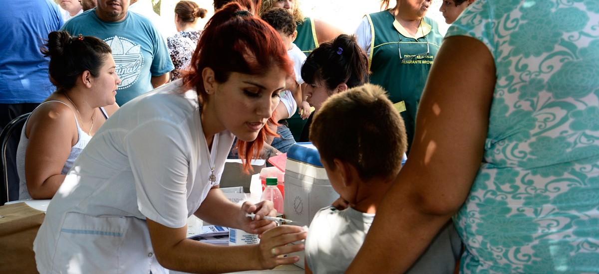 El Municipio acercó servicios de salud a los vecinos del barrio Libertad en Don orione